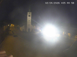 Náměstí, koste sv. Markéty