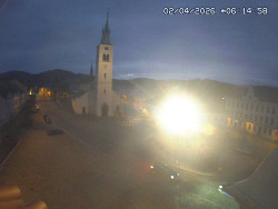 Náměstí, koste sv. Markéty