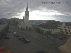 Náměstí, koste sv. Markéty