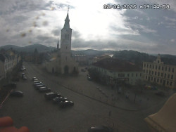 Náměstí, koste sv. Markéty