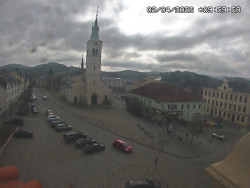 Náměstí, koste sv. Markéty