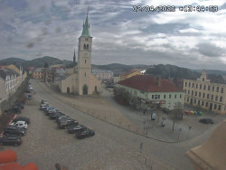 Náměstí, koste sv. Markéty