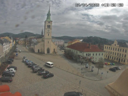 Náměstí, koste sv. Markéty