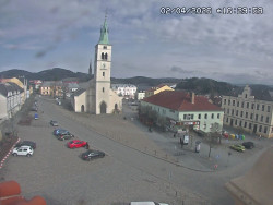 Náměstí, koste sv. Markéty