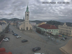 Náměstí, koste sv. Markéty