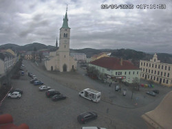 Náměstí, koste sv. Markéty