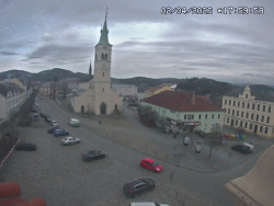 Náměstí, koste sv. Markéty