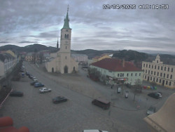 Náměstí, koste sv. Markéty