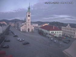 Náměstí, koste sv. Markéty