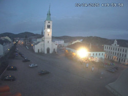 Náměstí, koste sv. Markéty