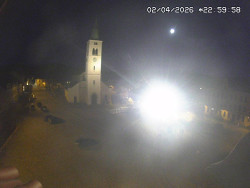 Náměstí, koste sv. Markéty