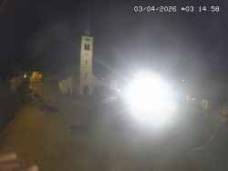 Náměstí, koste sv. Markéty