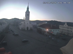 Náměstí, koste sv. Markéty