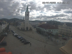 Náměstí, koste sv. Markéty