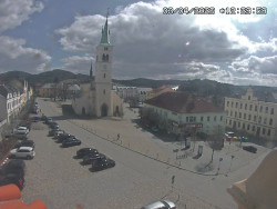 Náměstí, koste sv. Markéty