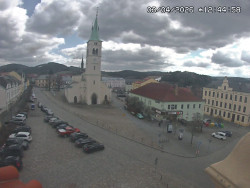 Náměstí, koste sv. Markéty