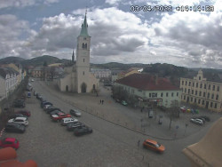 Náměstí, koste sv. Markéty