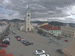 Náměstí, koste sv. Markéty