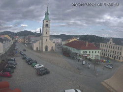 Náměstí, koste sv. Markéty