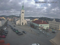 Náměstí, koste sv. Markéty