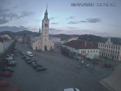 Náměstí, koste sv. Markéty