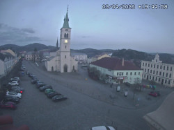 Náměstí, koste sv. Markéty