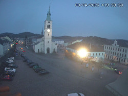 Náměstí, koste sv. Markéty