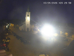 Náměstí, koste sv. Markéty