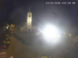 Náměstí, koste sv. Markéty