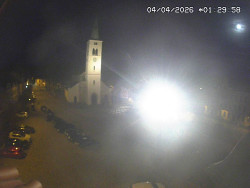 Náměstí, koste sv. Markéty