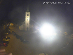 Náměstí, koste sv. Markéty