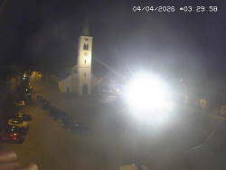 Náměstí, koste sv. Markéty