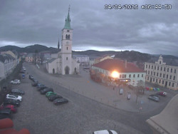 Náměstí, koste sv. Markéty