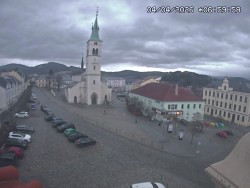 Náměstí, koste sv. Markéty