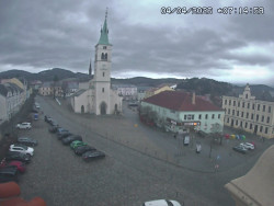 Náměstí, koste sv. Markéty