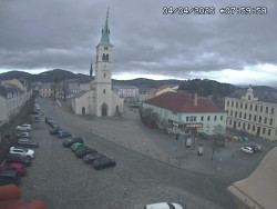 Náměstí, koste sv. Markéty