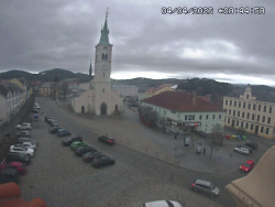 Náměstí, koste sv. Markéty