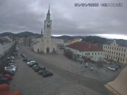 Náměstí, koste sv. Markéty