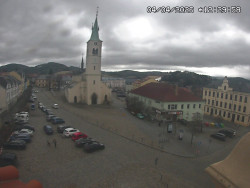 Náměstí, koste sv. Markéty