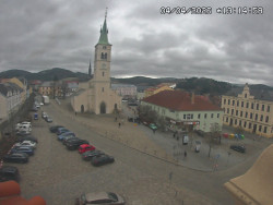 Náměstí, koste sv. Markéty