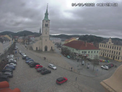 Náměstí, koste sv. Markéty