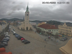 Náměstí, koste sv. Markéty