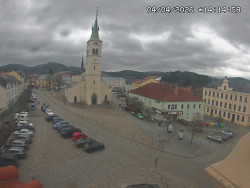 Náměstí, koste sv. Markéty