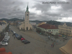 Náměstí, koste sv. Markéty