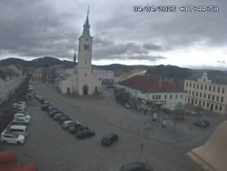 Náměstí, koste sv. Markéty