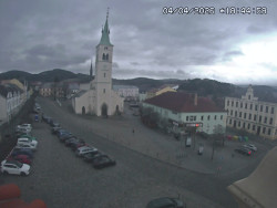 Náměstí, koste sv. Markéty