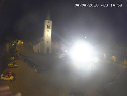 Náměstí, koste sv. Markéty