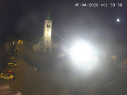 Náměstí, koste sv. Markéty