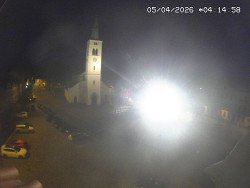 Náměstí, koste sv. Markéty