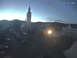 Náměstí, koste sv. Markéty